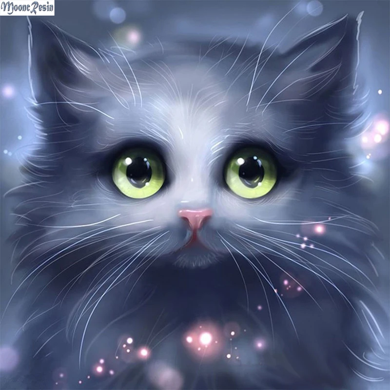 MOONCRESIN 5D Diamond Mosaic Grey Cat Pattern Sticker Full Square Diamond Embroidery Diy Diamond Painting Decoration Kits Animal
MOONCRESIN 5D Diamond Mosaic Grey Cat Pattern Sticker Full Square Diamond Embroidery Diy Diamond Painting Decoration Kits Animal