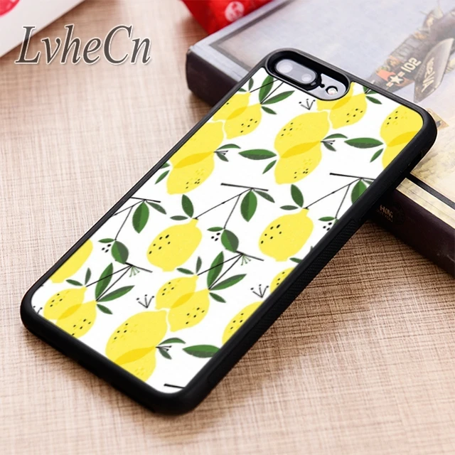 Чехол для телефона LvheCn с изображением лимона фруктов iPhone 5 6 6s 7 8 plus X XR XS max 11 12 Pro