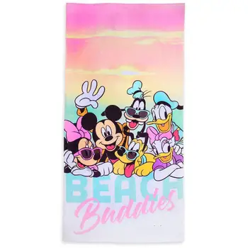 Cartoon Mickey Mouse and Friends ''Beach Buddies'' Beach Towel 100% Cotton Absorbent French Terry Knit Blanket Towel 
Cartoon Mickey Mouse and Friends ''Beach Buddies'' Beach Towel 100% Cotton Absorbent French Terry Knit Blanket Towel