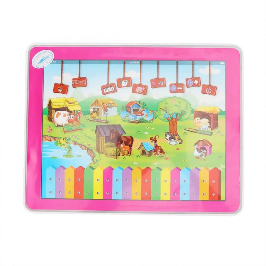 Funny Red English Farm Animal Music Machine Children Tablet Toy Touch Screen for Kids Learning Early Educational Toy
Funny Red English Farm Animal Music Machine Children Tablet Toy Touch Screen for Kids Learning Early Educational Toy