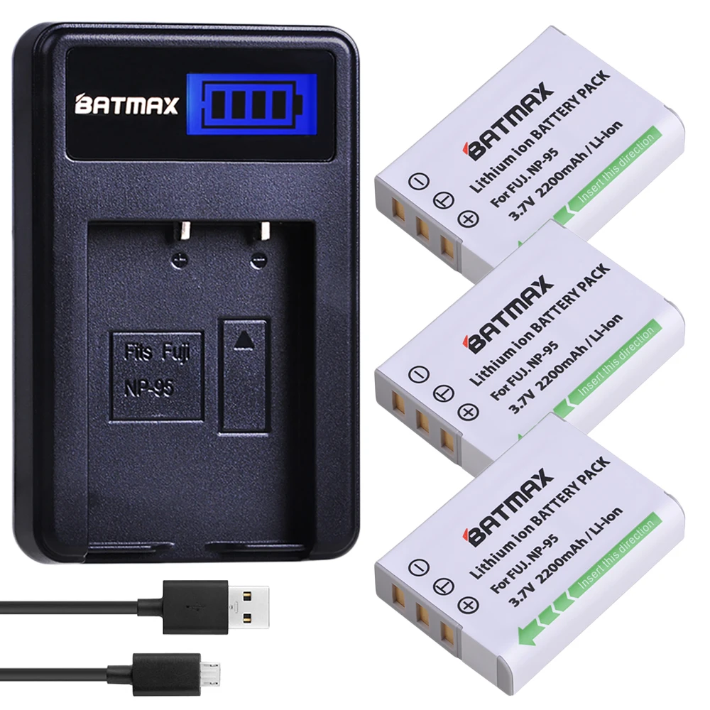 3Pcs NP-95 NP95 NP 95 Camera Battery + LCD USB Charger for FUJIFILM NP-95 F30 F31 F30fd F31fd 3D W1 X100T X100S X100 X-S1 3DW1
3Pcs NP-95 NP95 NP 95 Camera Battery + LCD USB Charger for FUJIFILM NP-95 F30 F31 F30fd F31fd 3D W1 X100T X100S X100 X-S1 3DW1