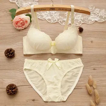 Fashion bow lace sexy deep V-neck push up underwear hot-selling vintage solid color bra set
Fashion bow lace sexy deep V-neck push up underwear hot-selling vintage solid color bra set