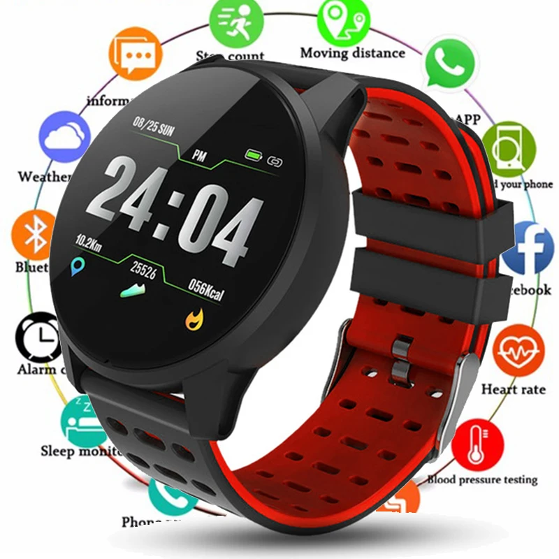 Smart Watch Sport Watch Fitness Tracker IP67 Waterproof Smartwatch Running Cycling Mountaineering For IOS Android Watch Women
Smart Watch Sport Watch Fitness Tracker IP67 Waterproof Smartwatch Running Cycling Mountaineering For IOS Android Watch Women