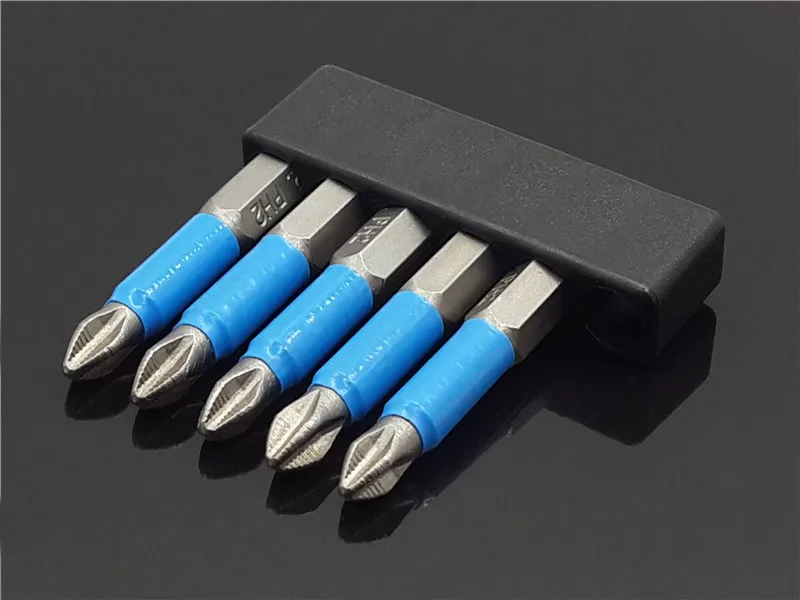 5Pcs Set Phillips 1/4" Hex Shank Screwdriver Bits L 50mm PH2 Electric S2 Screwdriver Bit Hand Tools
5Pcs Set Phillips 1/4" Hex Shank Screwdriver Bits L 50mm PH2 Electric S2 Screwdriver Bit Hand Tools