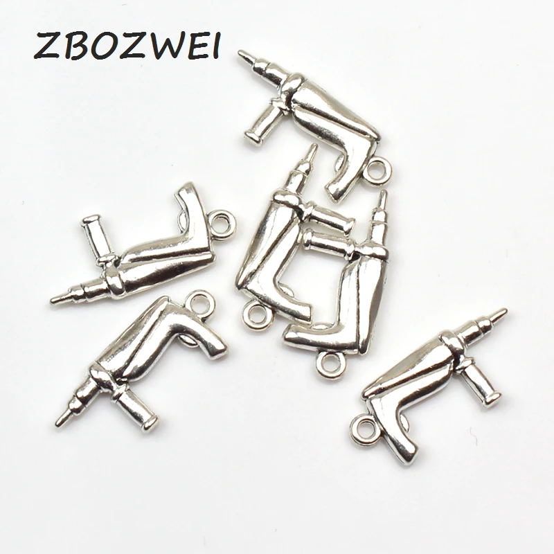 10pcs Charms Electric drill tool 26*11mm Tibetan Silver Plated Pendants Antique Jewelry Making DIY Handmade Craft
10pcs Charms Electric drill tool 26*11mm Tibetan Silver Plated Pendants Antique Jewelry Making DIY Handmade Craft