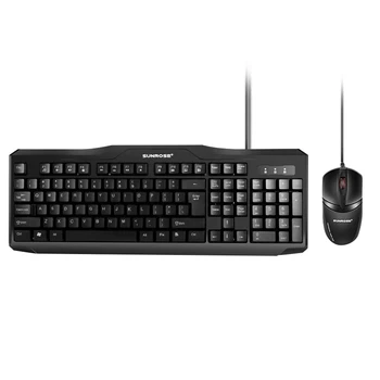 HOT-Sunrose T26S Splashproof Usb Wired 104 Keys Keyboard & Mouse Set For Home Office Computer Game Keyboard And Mouse Combos F
HOT-Sunrose T26S Splashproof Usb Wired 104 Keys Keyboard & Mouse Set For Home Office Computer Game Keyboard And Mouse Combos F
