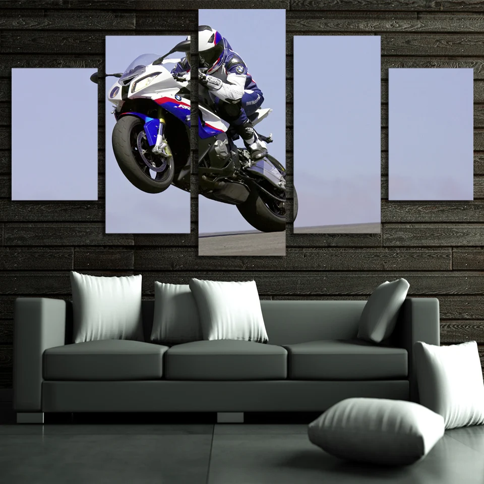 Canvas Wall Art Pictures Modern Framework Living Room Decoration 5 Pieces Motorcycle Racing Driver HD Printed Posters Paintings
Canvas Wall Art Pictures Modern Framework Living Room Decoration 5 Pieces Motorcycle Racing Driver HD Printed Posters Paintings