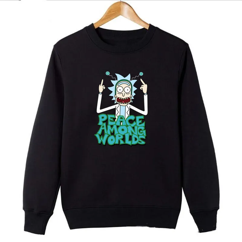Comic Rick and Morty Free Rick Printing Pullovers Solid Black Thick Warm Fleece Sweatshirt Men Funny Hoodie
Comic Rick and Morty Free Rick Printing Pullovers Solid Black Thick Warm Fleece Sweatshirt Men Funny Hoodie