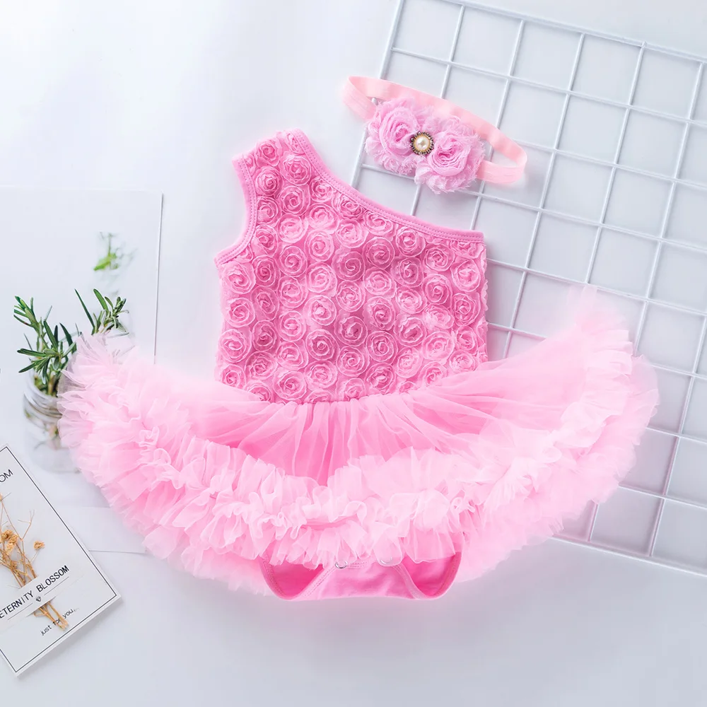 Newborn Infant Girls Clothes Suits One shoulder Rompers Dress+Headwear 2PCS Lovely Cute Lace Costume For 0-18 Princess Outfits
Newborn Infant Girls Clothes Suits One shoulder Rompers Dress+Headwear 2PCS Lovely Cute Lace Costume For 0-18 Princess Outfits