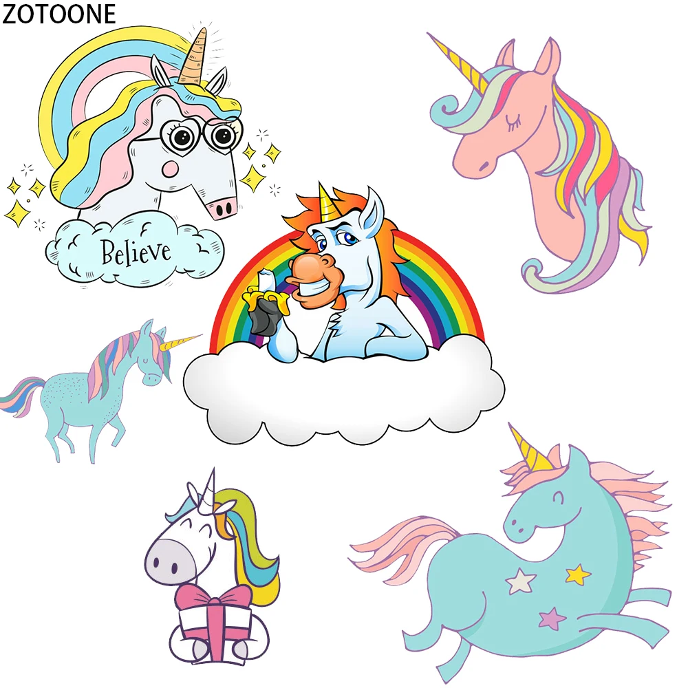ZOTOONE Cute Unicorn Garment Patch for Clothes Iron-on Transfer DIY T-shirt Washable Appliques Heat on Transfers for Kids' Craft
ZOTOONE Cute Unicorn Garment Patch for Clothes Iron-on Transfer DIY T-shirt Washable Appliques Heat on Transfers for Kids' Craft