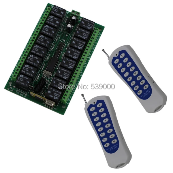 16CH DC 24V rf automation remote control switch 315MHZ transmitter recevier wireless switch Radio smart control
16CH DC 24V rf automation remote control switch 315MHZ transmitter recevier wireless switch Radio smart control