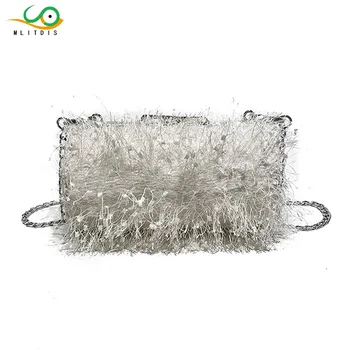 MLITDIS Hairy Messenger Clutches Bag for Woman Day Dinner Evening Clutches Mini Bags Evening Party Handbags Chain Bucket Bag
MLITDIS Hairy Messenger Clutches Bag for Woman Day Dinner Evening Clutches Mini Bags Evening Party Handbags Chain Bucket Bag