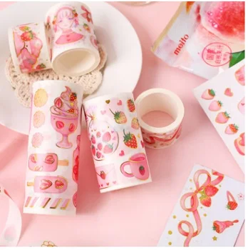 10PCS/LOT berries party series sticker DIY sticker paper decorative tape masking tape washi tape
10PCS/LOT berries party series sticker DIY sticker paper decorative tape masking tape washi tape