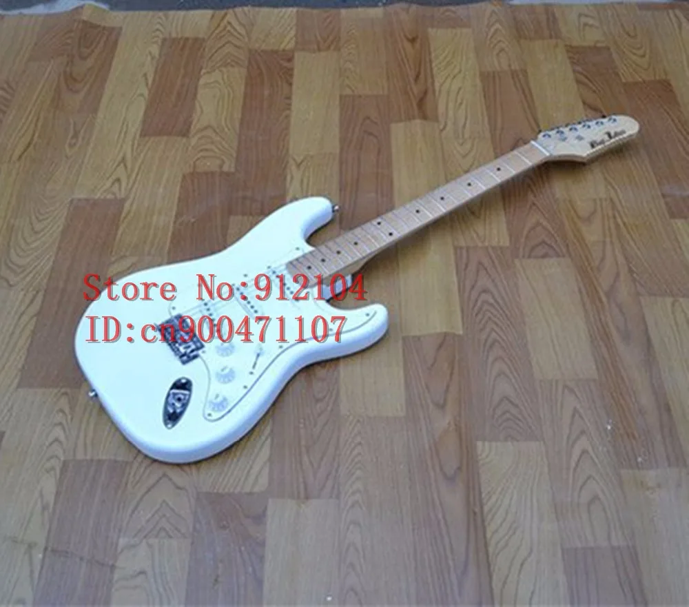 new Big John single wave electric guitar in white with maple fingerboard F-1045
new Big John single wave electric guitar in white with maple fingerboard F-1045