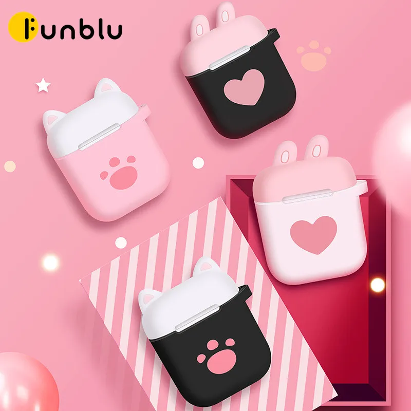 Funblu Applicable to Apple Airpods2 Cover Cute Wireless Bluetooth Headset Storage Box Silicone Anti-lost
Funblu Applicable to Apple Airpods2 Cover Cute Wireless Bluetooth Headset Storage Box Silicone Anti-lost
