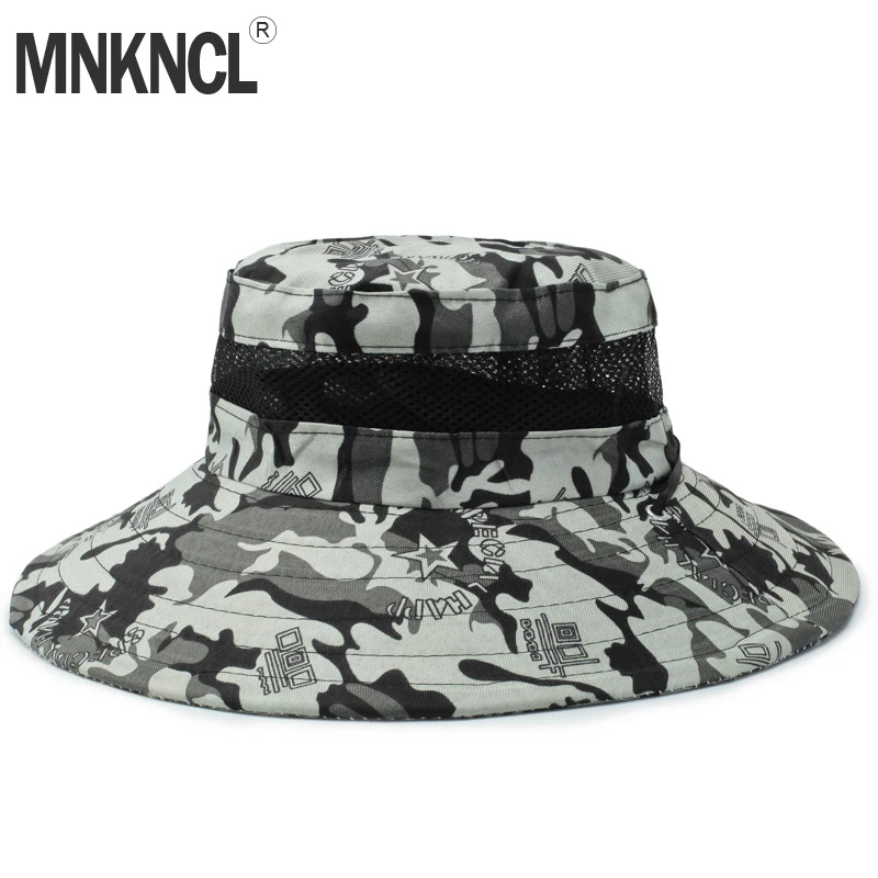 MNKNCL New Trendy Camouflage Outdoor Fishing Cap Sunscreen Sun Bucket Hat Camping Military Army Airsoft Jungle Wide Brim Caps
MNKNCL New Trendy Camouflage Outdoor Fishing Cap Sunscreen Sun Bucket Hat Camping Military Army Airsoft Jungle Wide Brim Caps