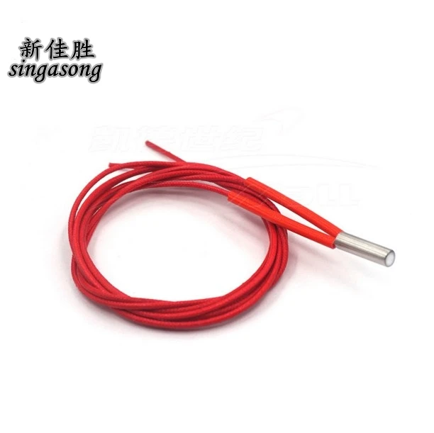 3D printer, 6*20 mold, single head electric heating tube, heating tube, heating rod, single end 12V40W
3D printer, 6*20 mold, single head electric heating tube, heating tube, heating rod, single end 12V40W