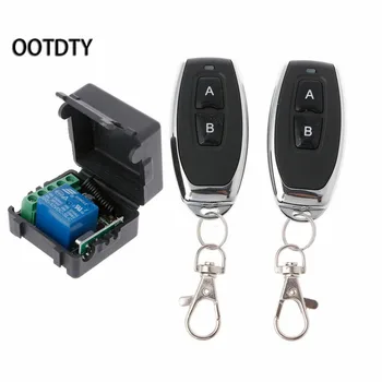 315M or 433M Universal Wireless Remote Control Switch DC12V 1CH Relay Receiver Module + 2 RF Transmitter
315M or 433M Universal Wireless Remote Control Switch DC12V 1CH Relay Receiver Module + 2 RF Transmitter