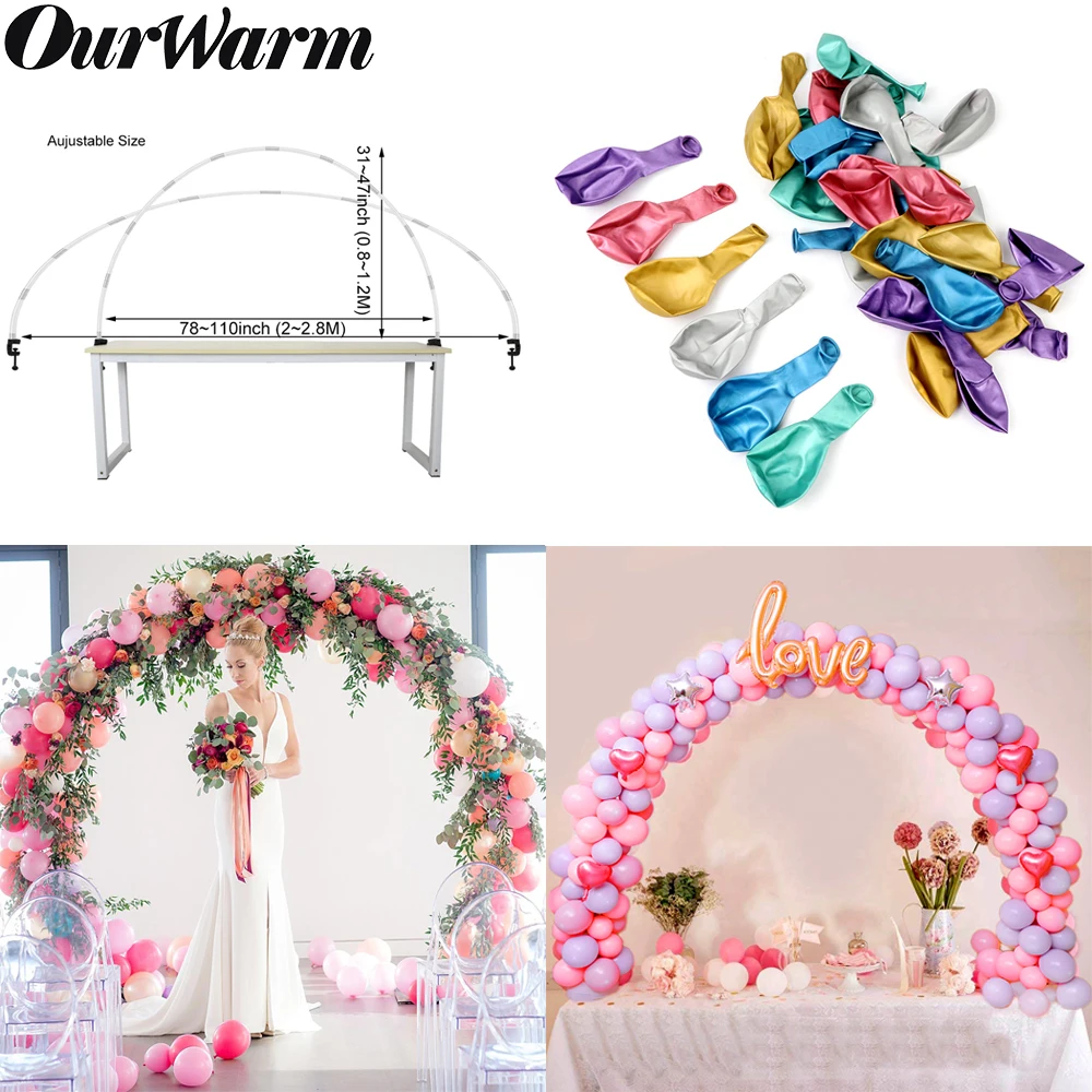 OurWarm DIY Balloon Arch Kit Balloons Column Stand With Frame Stick Plastic Metallic Balloons Chain Wedding Birthday Party Decor
OurWarm DIY Balloon Arch Kit Balloons Column Stand With Frame Stick Plastic Metallic Balloons Chain Wedding Birthday Party Decor