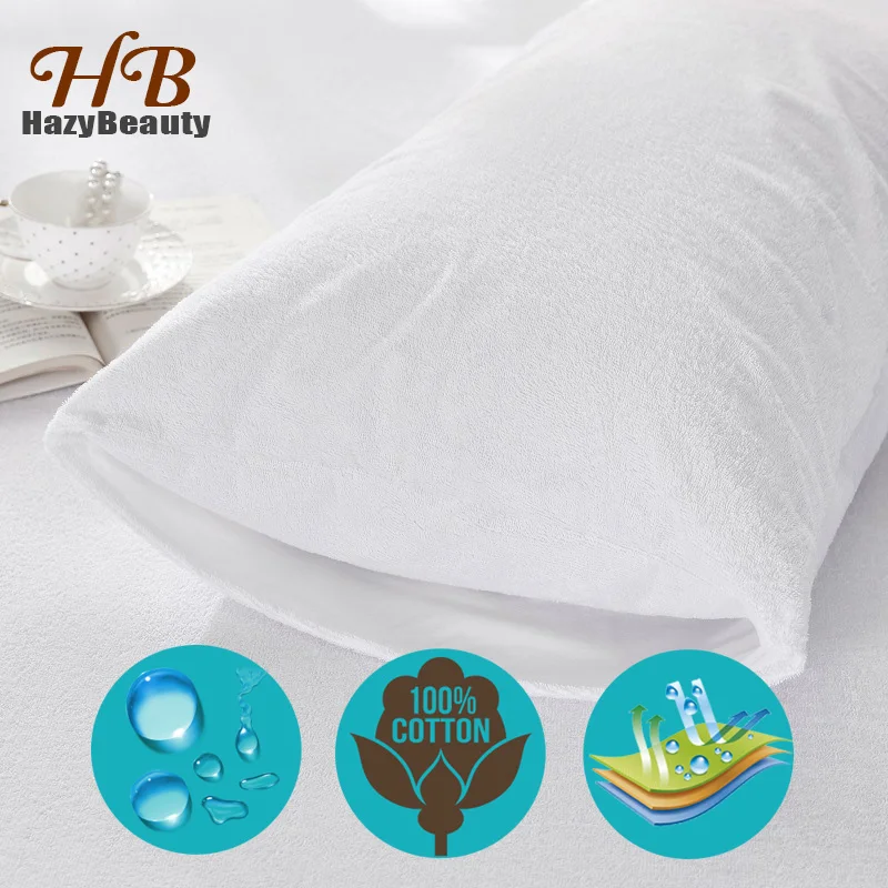 4-Pack Cotton Terry Pillow Protector 100% Waterproof Protector Hypoallergenic Soft and Comfortable Pillowcase Covers(No Zipper)
4-Pack Cotton Terry Pillow Protector 100% Waterproof Protector Hypoallergenic Soft and Comfortable Pillowcase Covers(No Zipper)