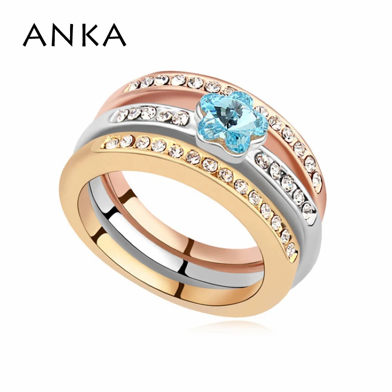 18K Rose Gold Plated With Crystal Wedding Ring Set Made With Swarovski Elements # 107160
18K Rose Gold Plated With Crystal Wedding Ring Set Made With Swarovski Elements # 107160