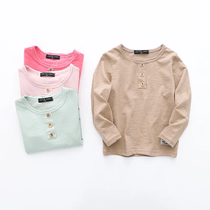 5 Colour Baby Boy Tops 2018 Spring Summer High Quality Solid Color Cotton Boys Long Sleeve Tshirt Kids Tops Children Clothes
5 Colour Baby Boy Tops 2018 Spring Summer High Quality Solid Color Cotton Boys Long Sleeve Tshirt Kids Tops Children Clothes