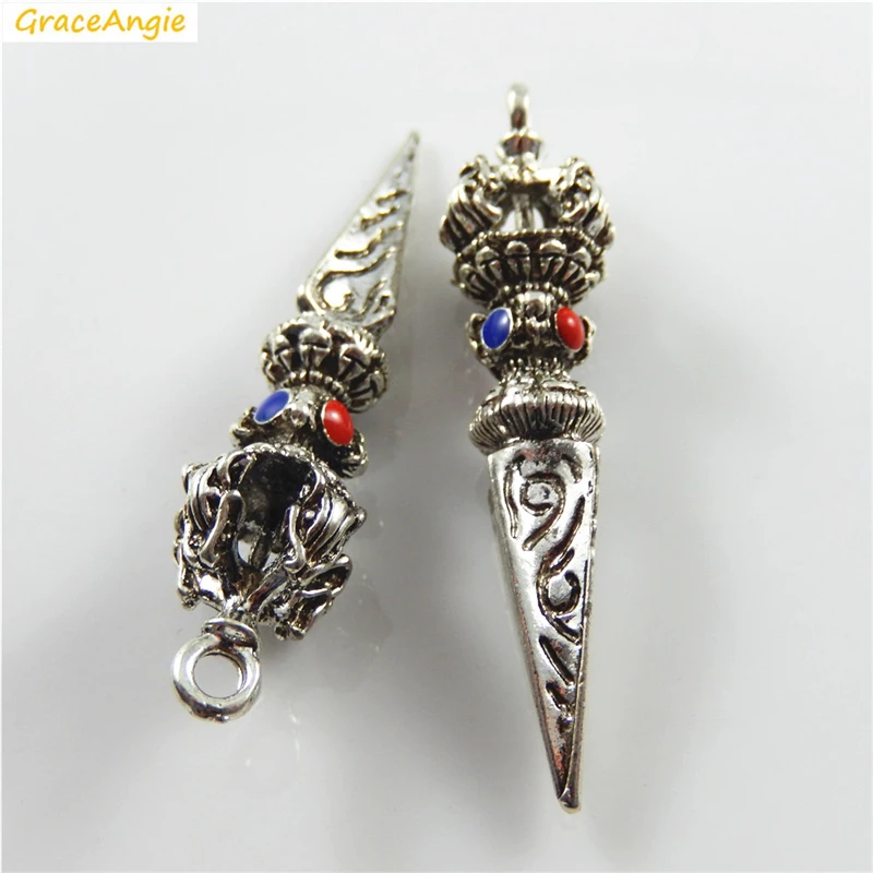 GraceAngie 4PCS Silver Tone+Blue+Red Color Sword Shape Alloy+Enamel Pendant DIY Necklace Jewelry Against Evil Thing For Craft
GraceAngie 4PCS Silver Tone+Blue+Red Color Sword Shape Alloy+Enamel Pendant DIY Necklace Jewelry Against Evil Thing For Craft