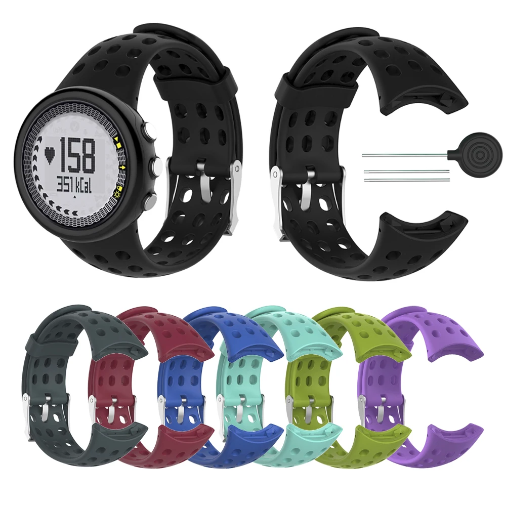 Wristband for SUUNTO M1 M2 M4 M5 Watch Sports Fitness Wristband Accessory Replacement Soft Silicone Bracelet Male Watchbands
Wristband for SUUNTO M1 M2 M4 M5 Watch Sports Fitness Wristband Accessory Replacement Soft Silicone Bracelet Male Watchbands