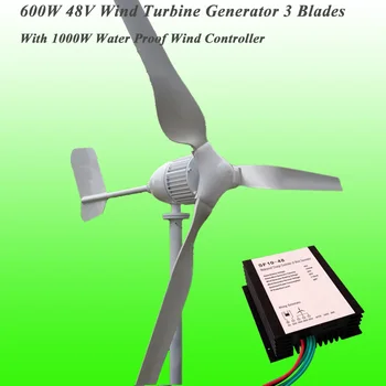 2017 New Arrival 3 Blades Rated 600W 48V Wind Generator & Rated 1KW 48V Wind Charge Controller Wind Power Generator Kit
2017 New Arrival 3 Blades Rated 600W 48V Wind Generator & Rated 1KW 48V Wind Charge Controller Wind Power Generator Kit