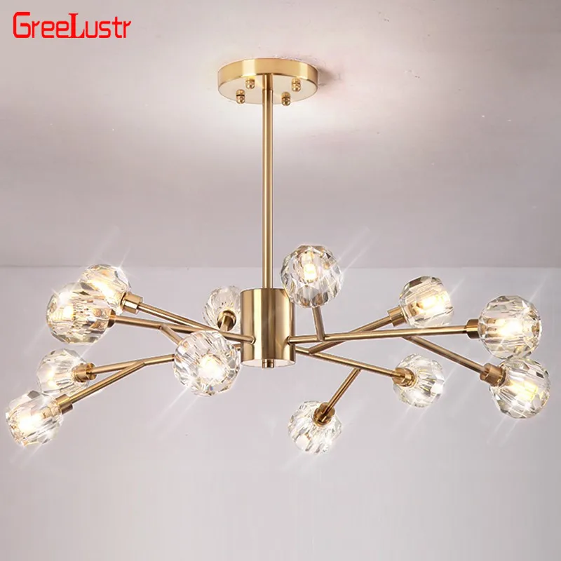 Modern Loft Led Chandeliers Ceiling lamp Crystal Ball Led Chandelier lustres for Living Room lighting luminaires Home Decor
Modern Loft Led Chandeliers Ceiling lamp Crystal Ball Led Chandelier lustres for Living Room lighting luminaires Home Decor