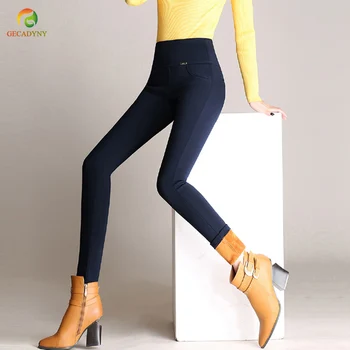 Winter Fashion Thick Velvet Women High Waist Gold Cashmere Elastic Warm Pencil Pants S-6XL Full Length Trousers Female Plus Size
Winter Fashion Thick Velvet Women High Waist Gold Cashmere Elastic Warm Pencil Pants S-6XL Full Length Trousers Female Plus Size