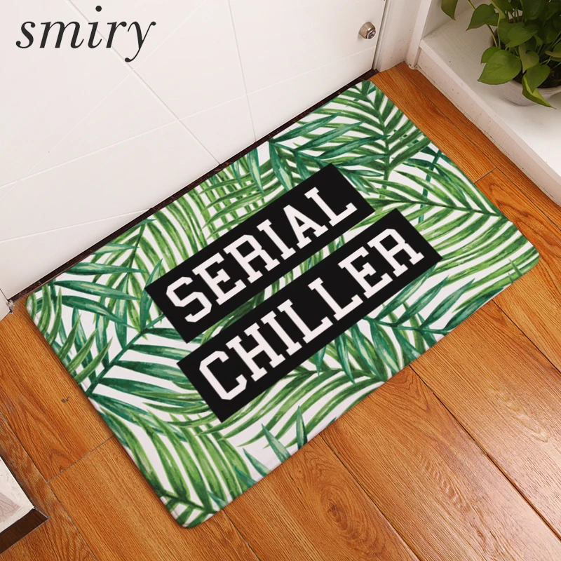 Smiry welcome home entrance door mats green plants character word pattern rugs water absorption living room bedside foot pads
Smiry welcome home entrance door mats green plants character word pattern rugs water absorption living room bedside foot pads