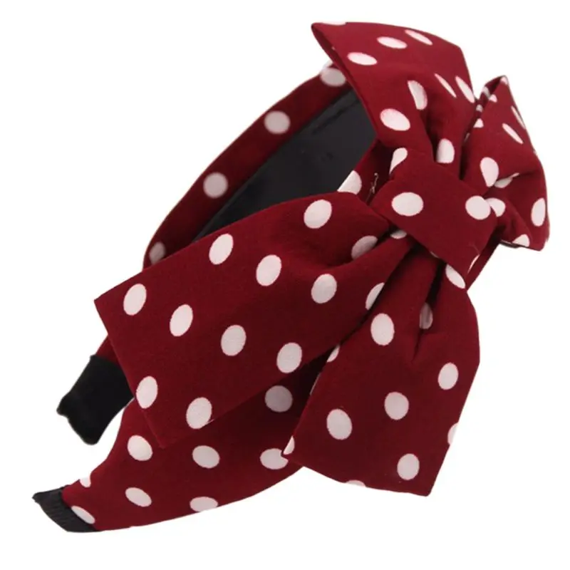 Womens Vintage Wide Big Ruched Bowknot Hairband Polka Dot Striped Plaid Printed Hair Hoop Anti-Skid Elastic Knotted Headband
Womens Vintage Wide Big Ruched Bowknot Hairband Polka Dot Striped Plaid Printed Hair Hoop Anti-Skid Elastic Knotted Headband