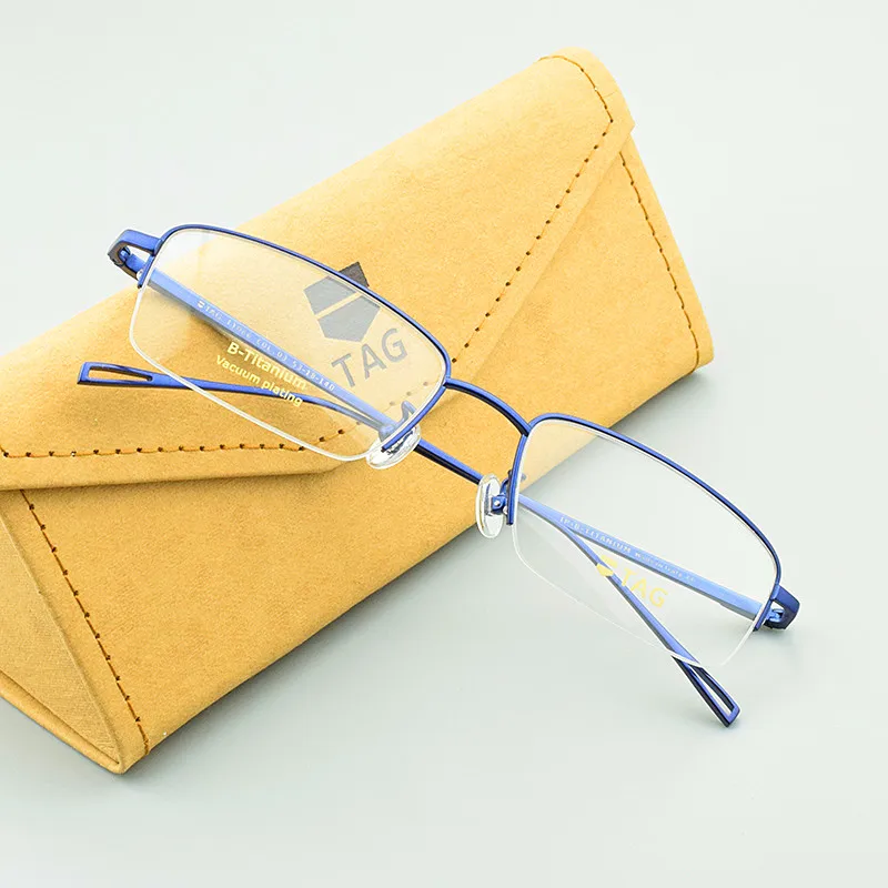 TAG Brands Men Glasses Frames Myopia Optical Frame Ultra-light Titanium Half Eyeglasses Frame 1066 computer glasses oculos grau
TAG Brands Men Glasses Frames Myopia Optical Frame Ultra-light Titanium Half Eyeglasses Frame 1066 computer glasses oculos grau