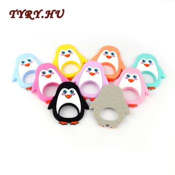 Multi-Color Food Grade Silicone Beads Penguin Teether for Nursing Baby Teethers Chew BPA Free Cute Toys Pendant Gifts
Multi-Color Food Grade Silicone Beads Penguin Teether for Nursing Baby Teethers Chew BPA Free Cute Toys Pendant Gifts