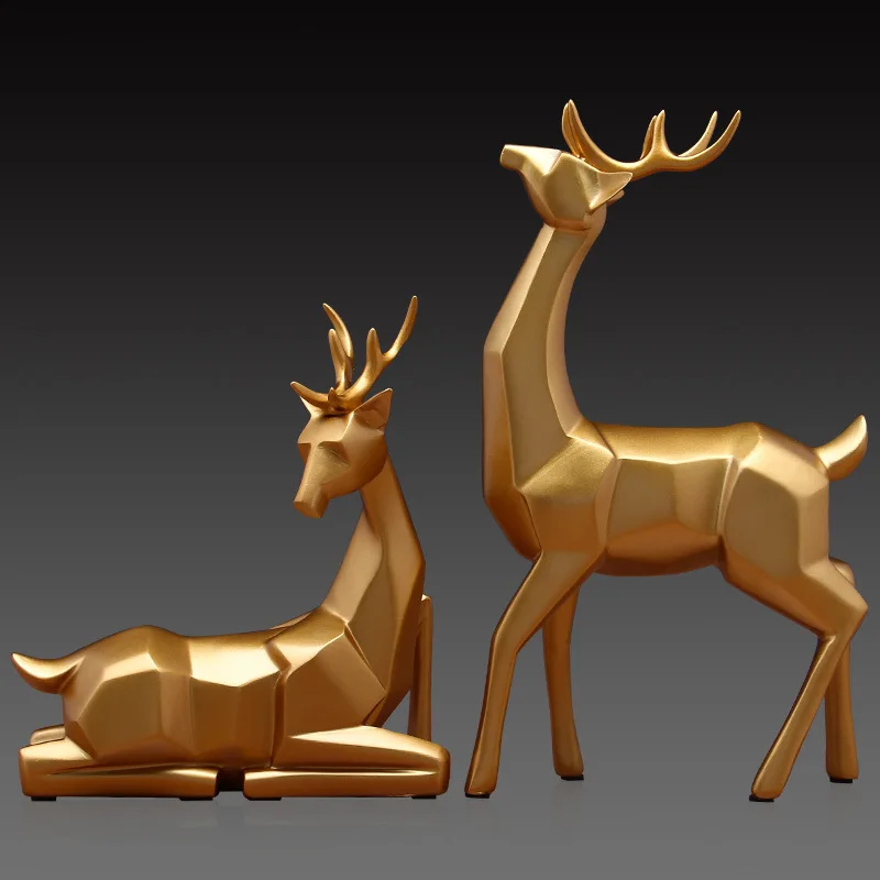 Nordic geometric elk ornaments home TV cabinet living room porch wine cabinet decorations floor display modern minimalist
Nordic geometric elk ornaments home TV cabinet living room porch wine cabinet decorations floor display modern minimalist