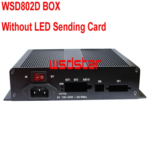 WSD802D BOX LED sending card box External sender box for installing TS852D TS852 TS851 Support TS802D TS802 TS801 MSD300
WSD802D BOX LED sending card box External sender box for installing TS852D TS852 TS851 Support TS802D TS802 TS801 MSD300