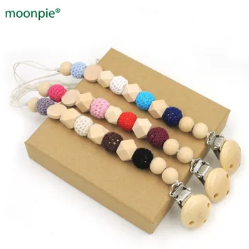 3 pcs geometric wooden crochet beads 15mm pacifier clip dummy holder natural color silk cord baby gift NT162
3 pcs geometric wooden crochet beads 15mm pacifier clip dummy holder natural color silk cord baby gift NT162