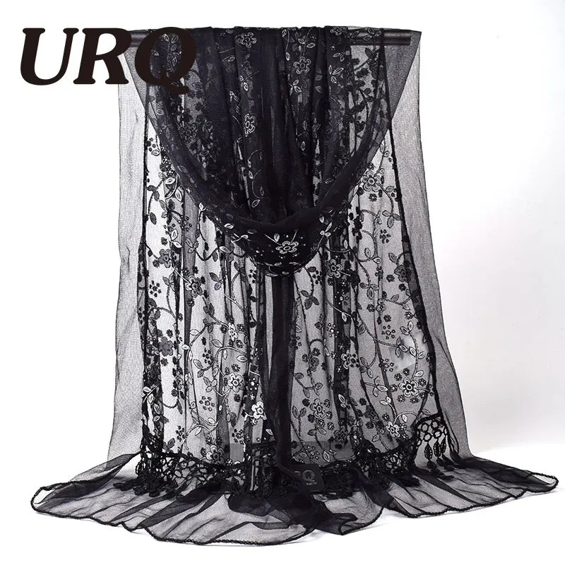 Lace scarf for Woman spring autumn Fashion Embroidered long Polyester Scarf bib tassel Girl Floral Silk Scarf Bufanda L4A19521
Lace scarf for Woman spring autumn Fashion Embroidered long Polyester Scarf bib tassel Girl Floral Silk Scarf Bufanda L4A19521