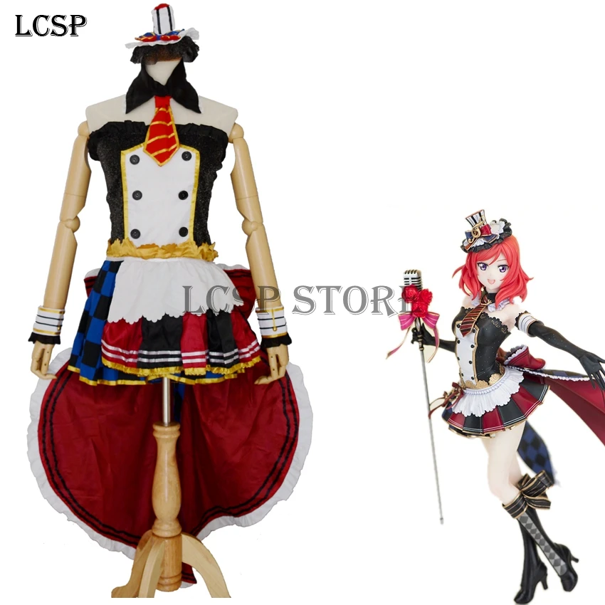 ;LCSP LoveLive! Nishikino Maki Cosplay Costume Japanese Anime Love Live Maid Awakened Uniform Suit Outfit Clothes
;LCSP LoveLive! Nishikino Maki Cosplay Costume Japanese Anime Love Live Maid Awakened Uniform Suit Outfit Clothes