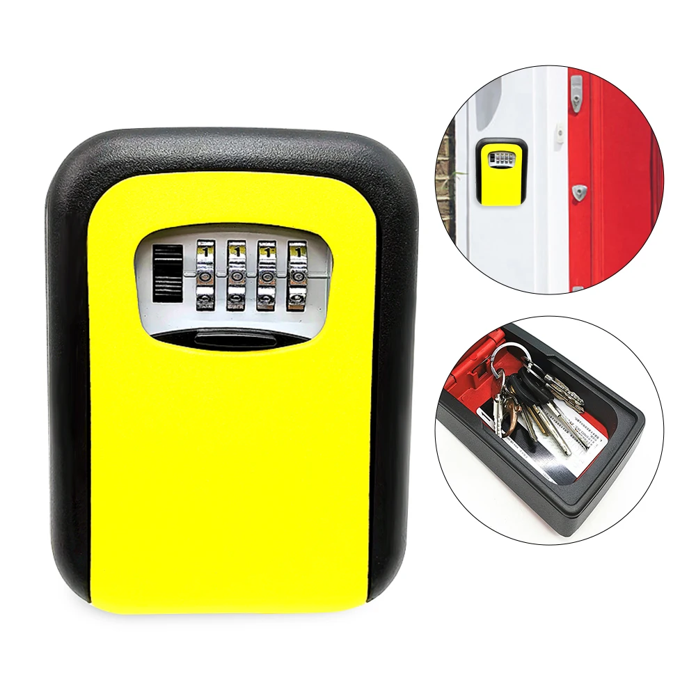 Key Storage Lock Box 4-Digit Combination Lock Box Wall Mounted Lock Box Key Safe Box Security Key Holder
Key Storage Lock Box 4-Digit Combination Lock Box Wall Mounted Lock Box Key Safe Box Security Key Holder