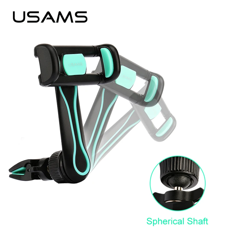 

USAMS Universal holder 360 degree rotation Car Holder for iPhone 7 5s 6 Samsung Xiaomi Air Vent Mount mobile phone holder stand