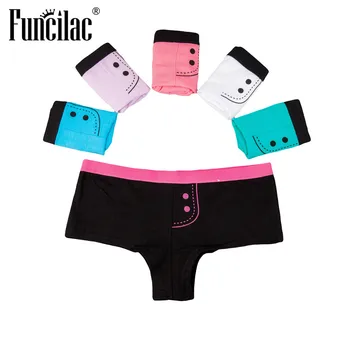 FUNCILAC Womens Underwear Shorty Femme Dentelle Sexy Cotton Boyshort Woman Seamless Panties Low-Rise Ladies Underpants 5pcs/lot
FUNCILAC Womens Underwear Shorty Femme Dentelle Sexy Cotton Boyshort Woman Seamless Panties Low-Rise Ladies Underpants 5pcs/lot