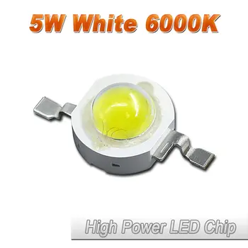 Power LED Chip 5W Pure White Light 6000K-6500K Bulbs 5 Watt Beads DIY Spotlights Floodlight COB Integration Lamp SMD ST413
Power LED Chip 5W Pure White Light 6000K-6500K Bulbs 5 Watt Beads DIY Spotlights Floodlight COB Integration Lamp SMD ST413