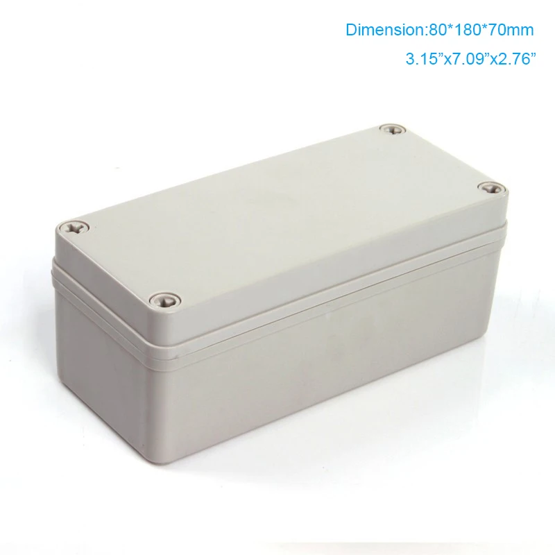 Cheaper sale 2015 widely use ip66 waterproof electronic box plastic ABS Enclosure 80*180*70mm
Cheaper sale 2015 widely use ip66 waterproof electronic box plastic ABS Enclosure 80*180*70mm