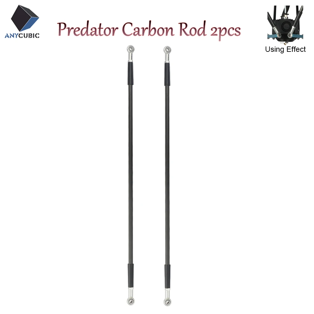 ANYCUBIC 3D Printer Accessories Original Fisheye Carbon Rod 2PCS/lot for Predator Kossel 3D Printer 440mm
ANYCUBIC 3D Printer Accessories Original Fisheye Carbon Rod 2PCS/lot for Predator Kossel 3D Printer 440mm