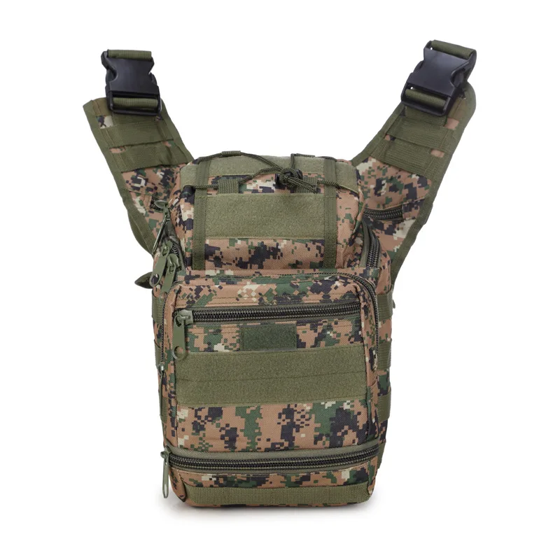 Outdoor Camouflage 600D MOLLE Military Shoulder Pack Sport Travel Tactics Messenger Saddle Bag Camera Waist | Спорт и развлечения