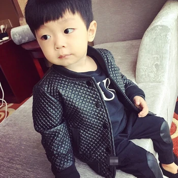 INS hot baby boys pu Jackets 2-7 year old faux leather coat Kids jacket European and American Diamond lattice leather clothing
INS hot baby boys pu Jackets 2-7 year old faux leather coat Kids jacket European and American Diamond lattice leather clothing
