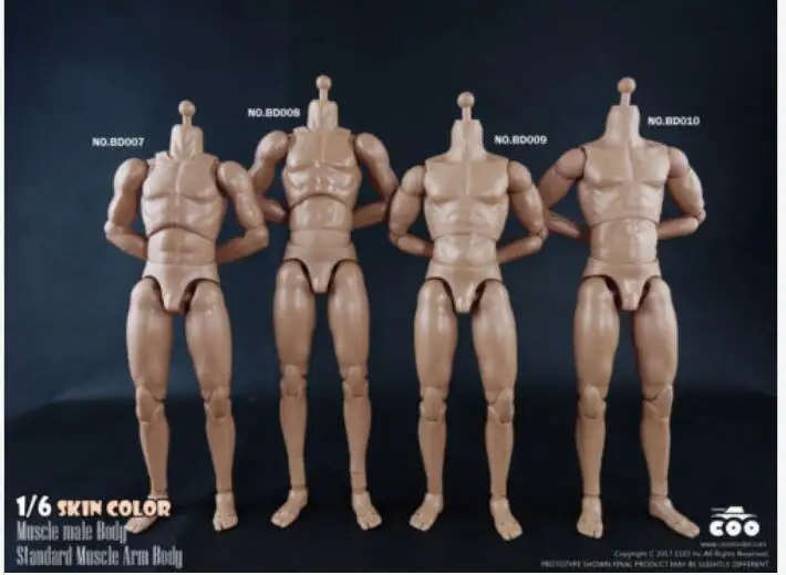 1//6 Male Standard Muscle Body WorldBox AT027 12/" Man Action Figure Model Toy