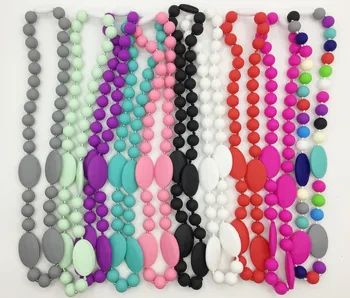 BPA Free Silicone Baby Teething Necklace Wholesale fashion stainless steel necklace Silicone necklace Free Shipping
BPA Free Silicone Baby Teething Necklace Wholesale fashion stainless steel necklace Silicone necklace Free Shipping